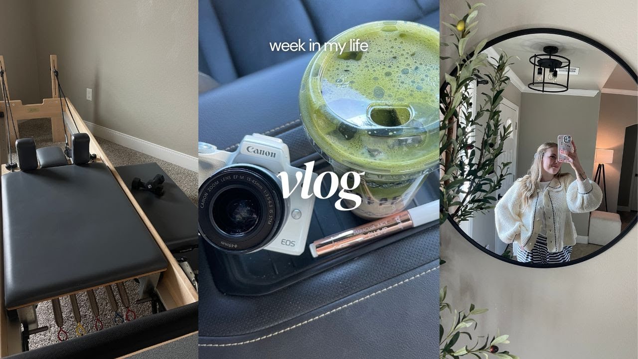 SAHM Weekly Vlog | Mom Life, At-Home Pilates & Daily Routines
