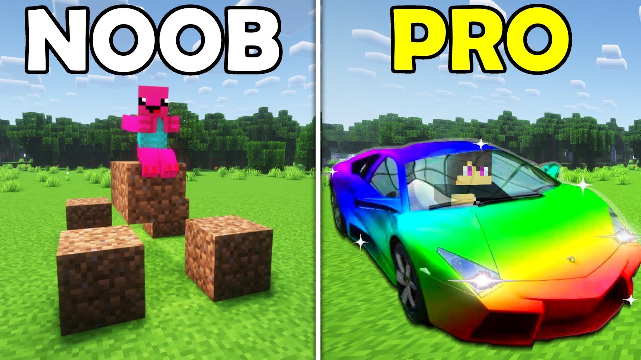 $1 vs $1.000.000 AUTÓ VERSENY A MINECRAFTBAN!