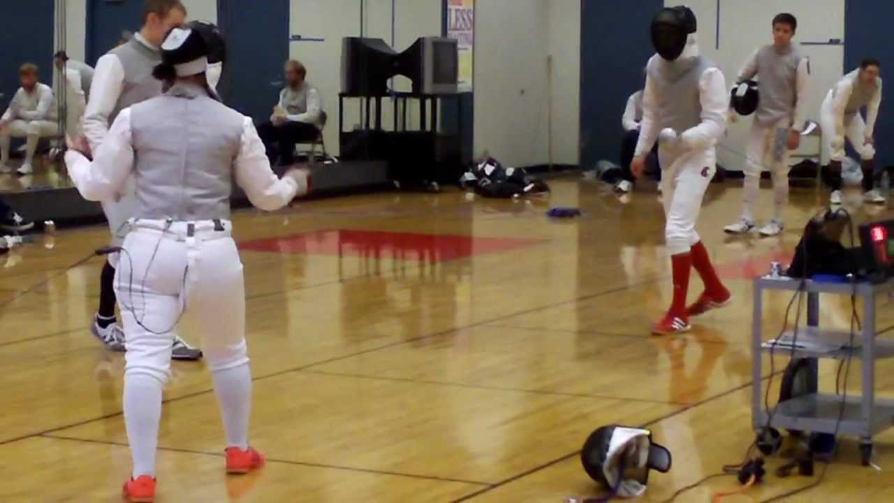 Kait McRae and Nik Grimm Foil Pool Bout