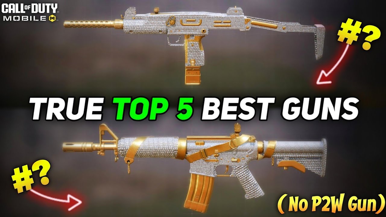 True Top 5 best Guns in Cod Mobile Season 4 (2025) No P2W Guns are required #codm