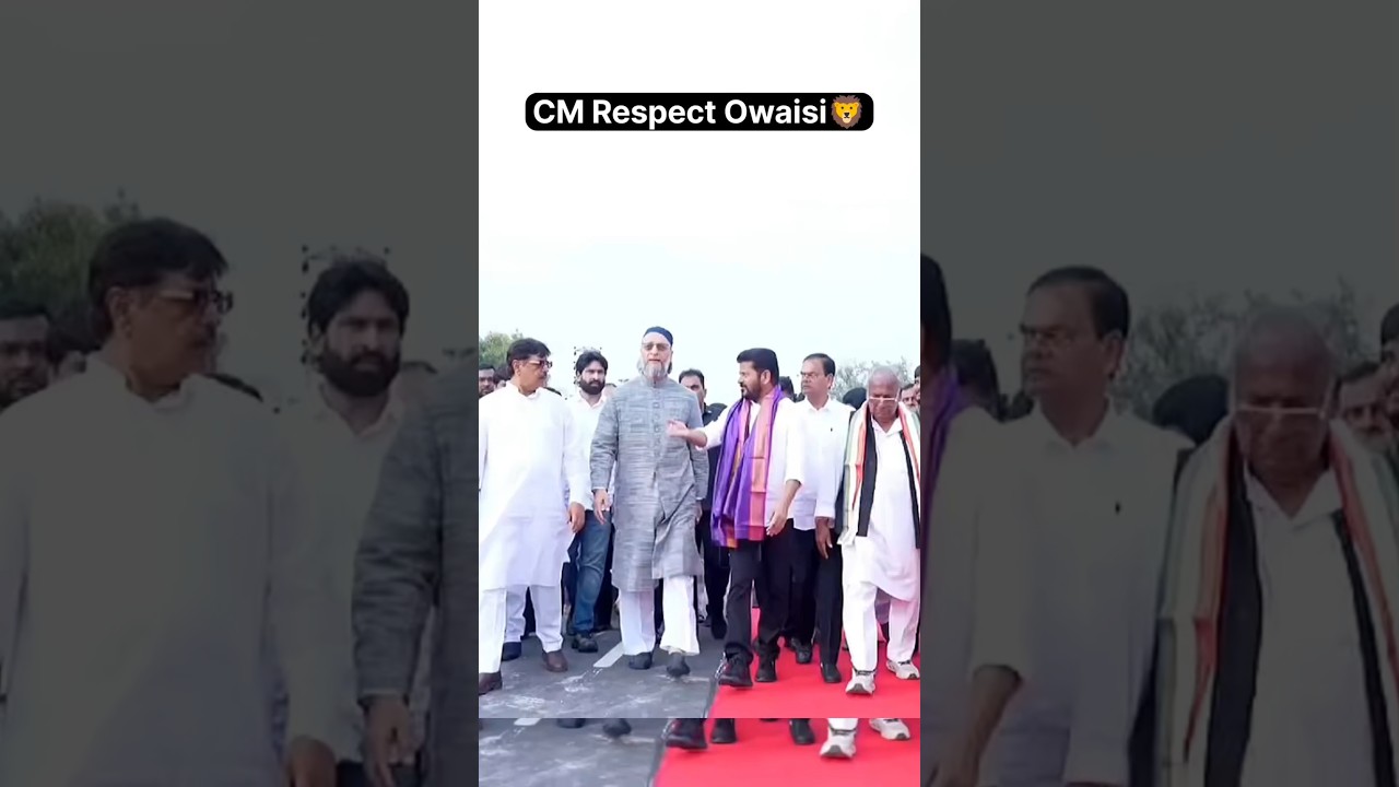 Asaduddin Owaisi X CM Revanth Reddy 🔥✊🏻