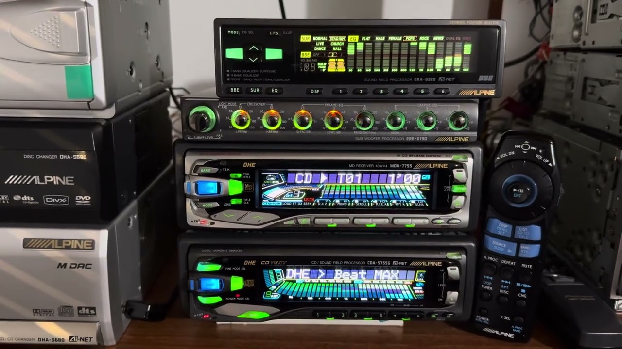 /////ALPINE ERE G190 & ERA G320 Sound Field Processor   