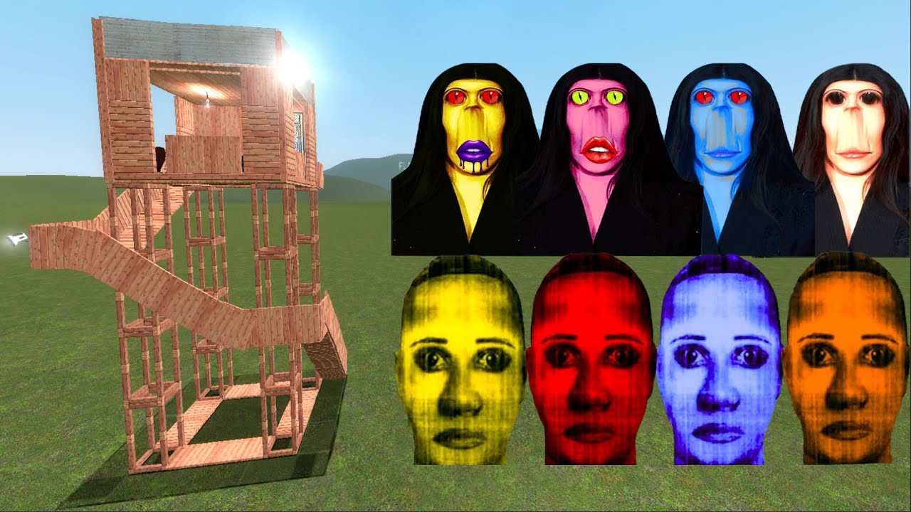 Rosalia Bizcochito And Selene Delgado Family Vs Towers Garry's Mod
