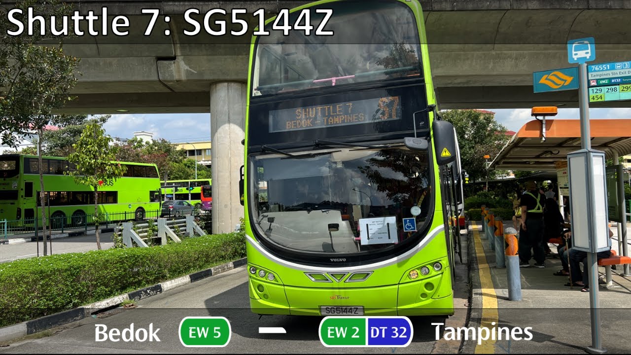 [SBST] Rail Replacement Service: Shuttle 7, SG5144Z ~ EW5 Bedok → EW2 Tampines