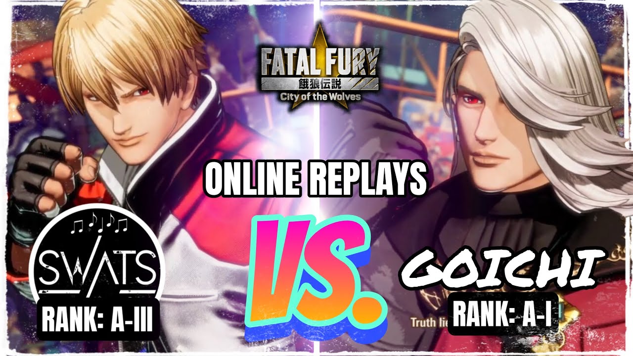 SWATS (Rock) vs. GOICHI (Kain) | Let's Play Fatal Fury: COTW (Online Replays)