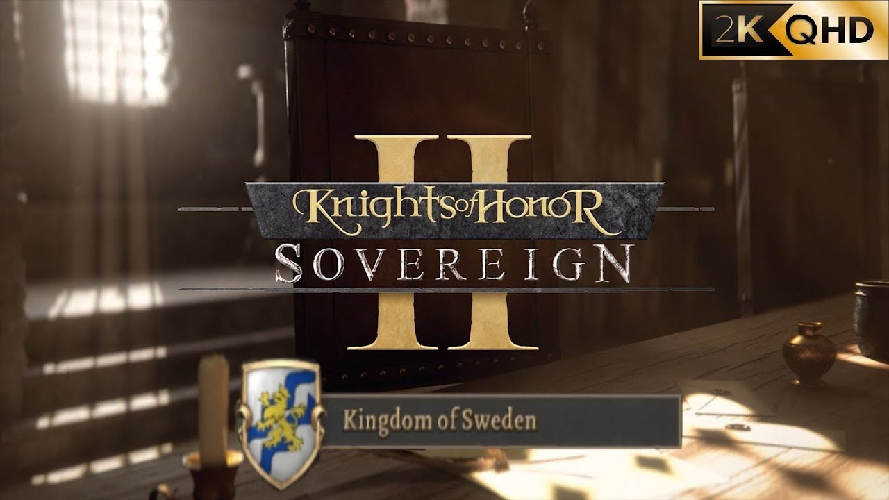 Knights of Honor II: Sovereign Swedish full Campaign no commentary 2K-60FPS PC