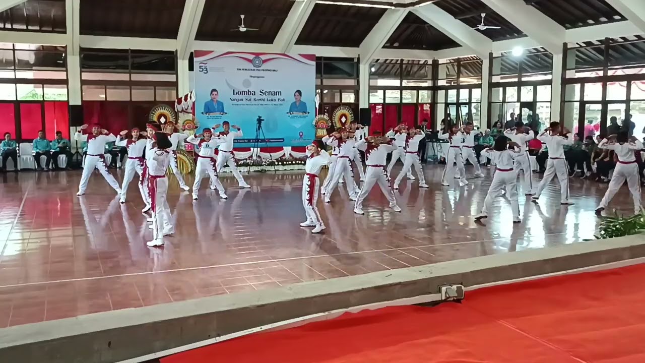 TP  PKK KABUPATEN BULELENG |  LOMBA SENAM NANGUN SAT KERTHI LOKA BALI DALAM RANGKA HKG KE -53