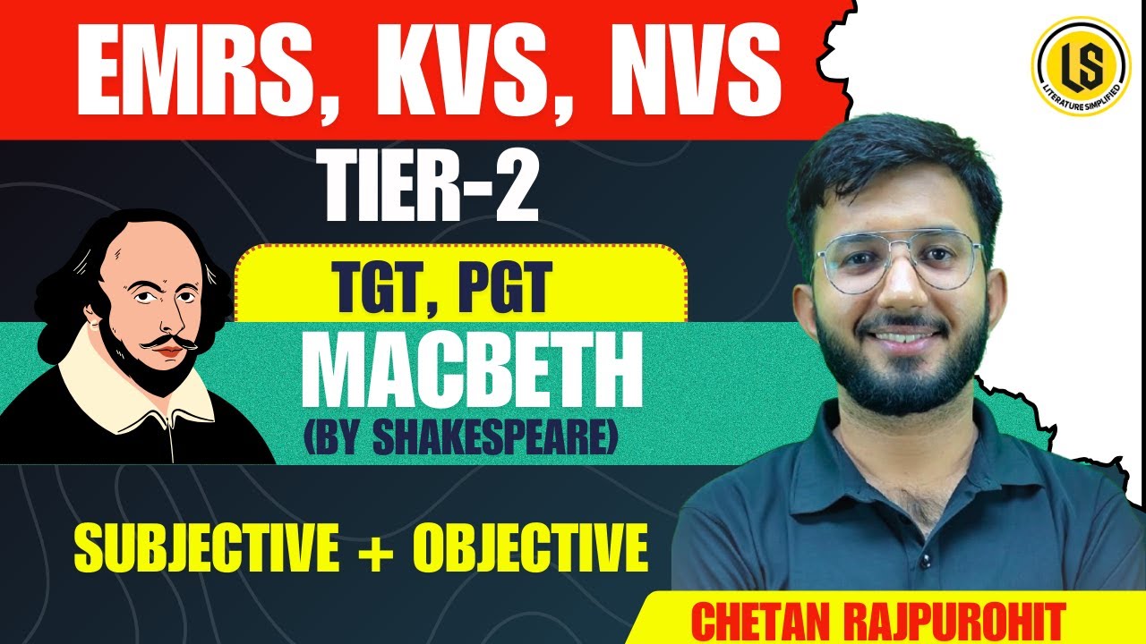 🎯Shakespeare's Works | Macbeth | Descriptive | EMRS Tier-2 English