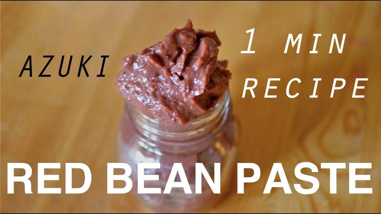 Azuki Rote Bohnen Paste in 1 Minute | Anko im Mixer zubereiten | ohne Zucker Bio | Cosma Delicious