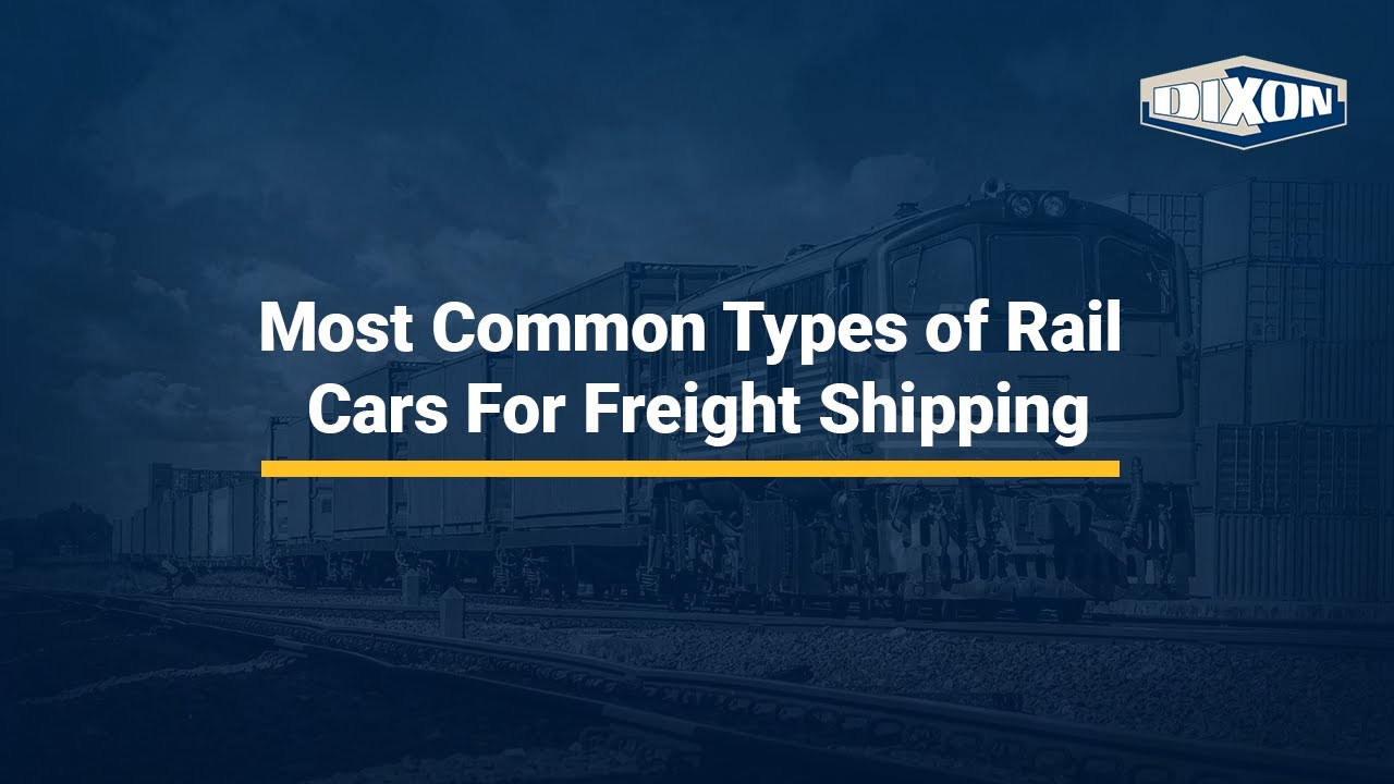 Most Common Types of Rail Cars for Freight Shipping
