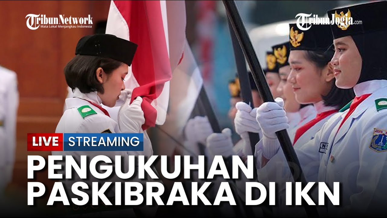 🔴 Pengukuhan Paskibraka Nasional 2024 di Istana Garuda IKN oleh Presiden Jokowi