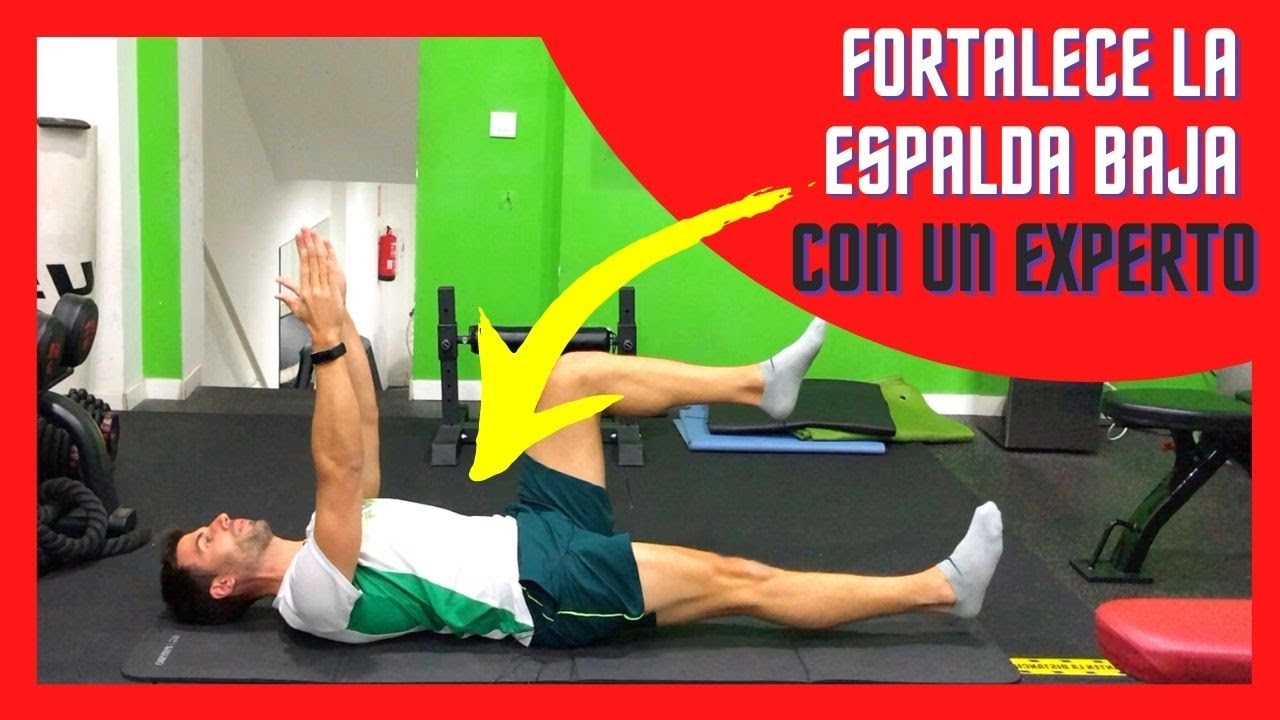 7 Ejercicios para FORTALECER y REFORZAR la zona LUMBAR ✅ y ABDOMINAL en casa 🏠 (Mejora tu Espalda)