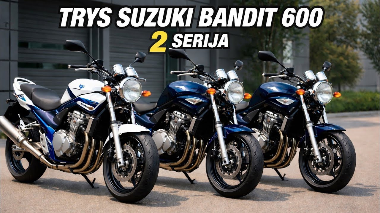 Trys suzuki gsf bandit (2 serija)