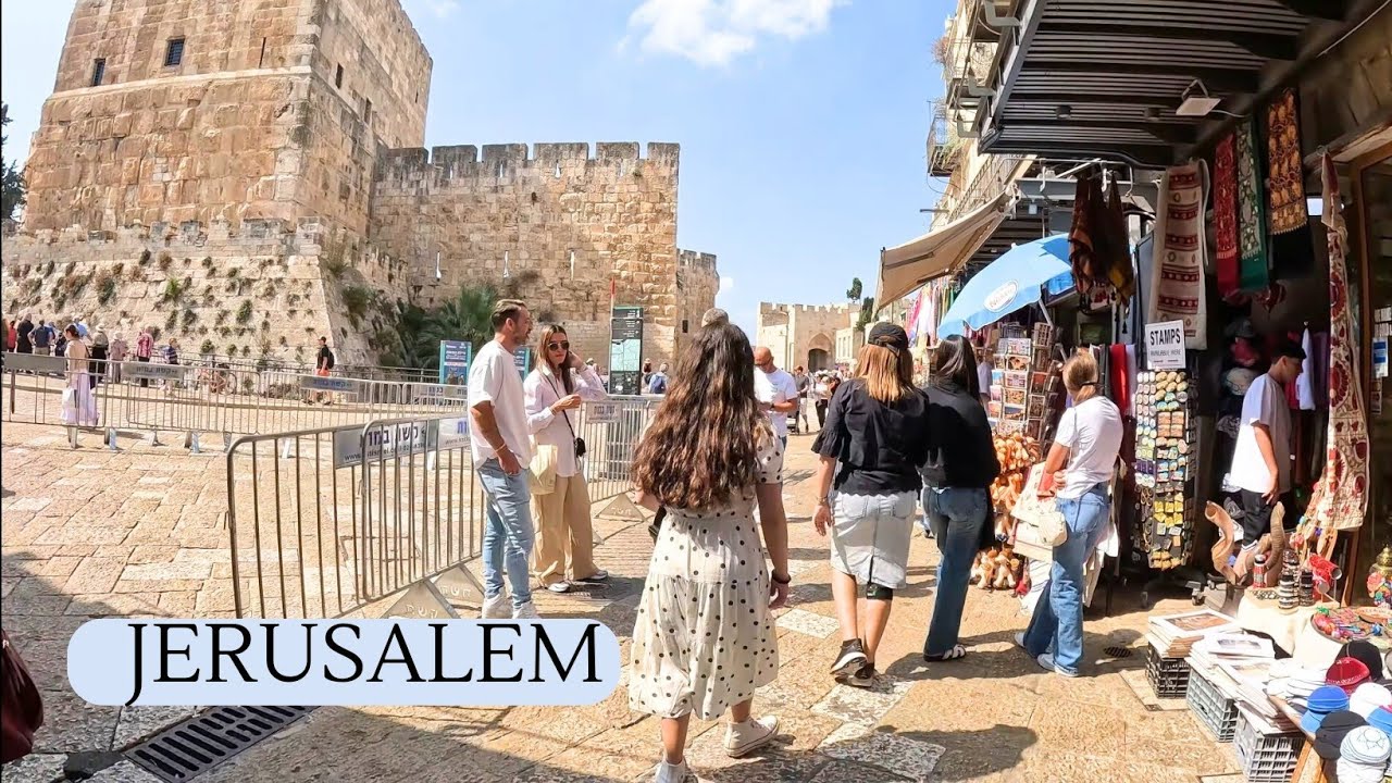 JERUSALEM | A beautiful day. walk tour in the old city.  Israel 2024