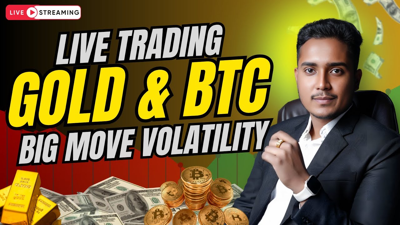 🔴 LIVE Crypto & Gold Market Analysis | Swing Trading Q&A