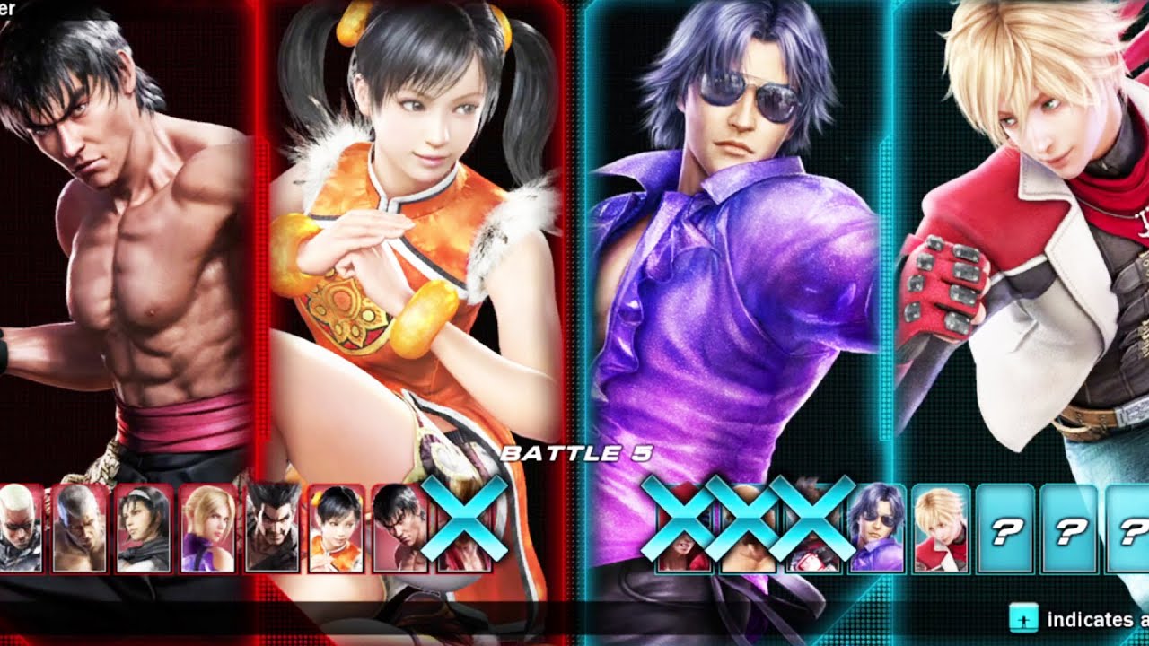 TEKKEN TAG TOURNAMENT 2 Team Battle Mode