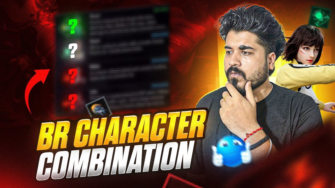 Best Character Combination for BR Rank🔥 // Battle Royale Combination 