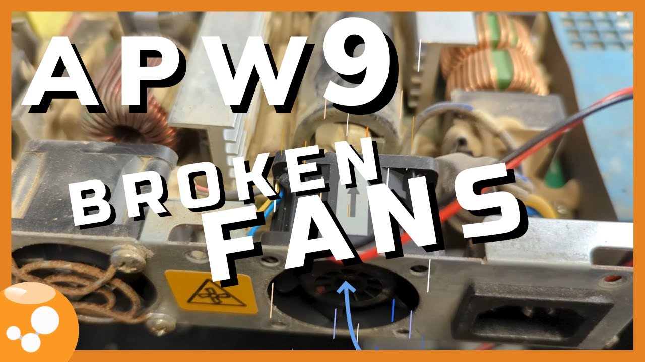 Bitmain PSU Repair: APW9 Power Supply Fan Replacement