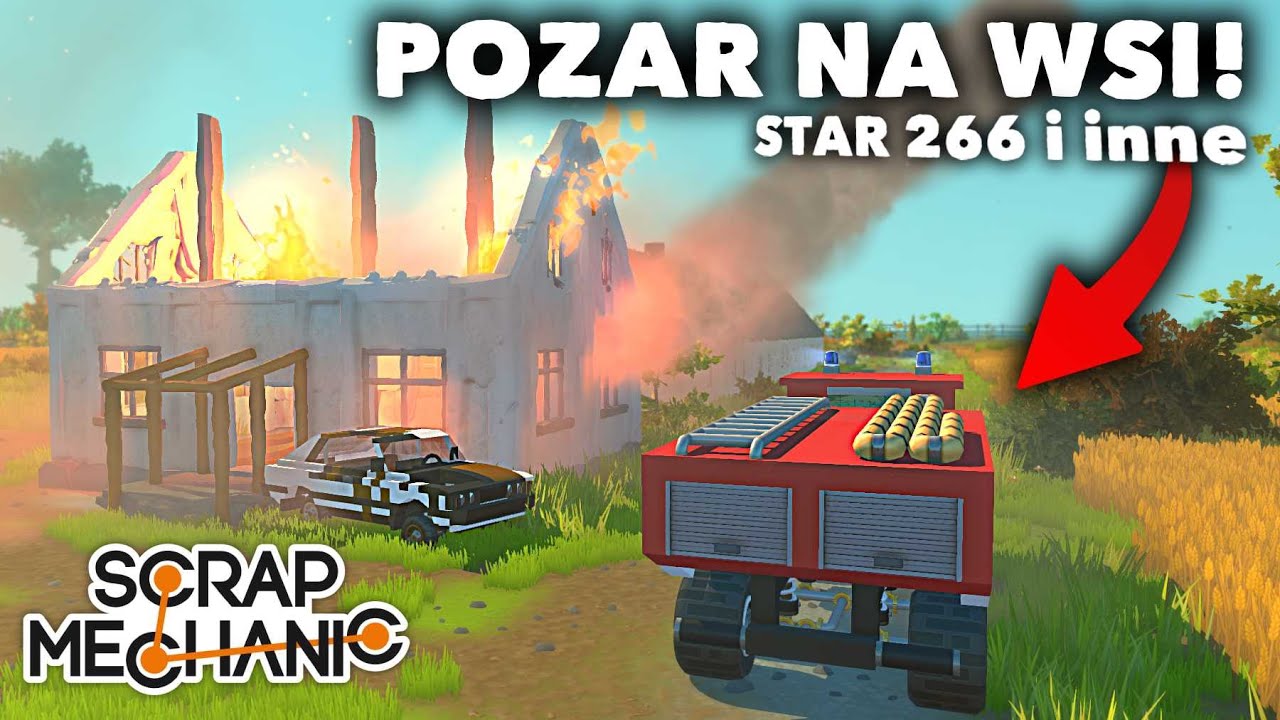 Pożar w PGR! - Polska w Scrap Mechanic!