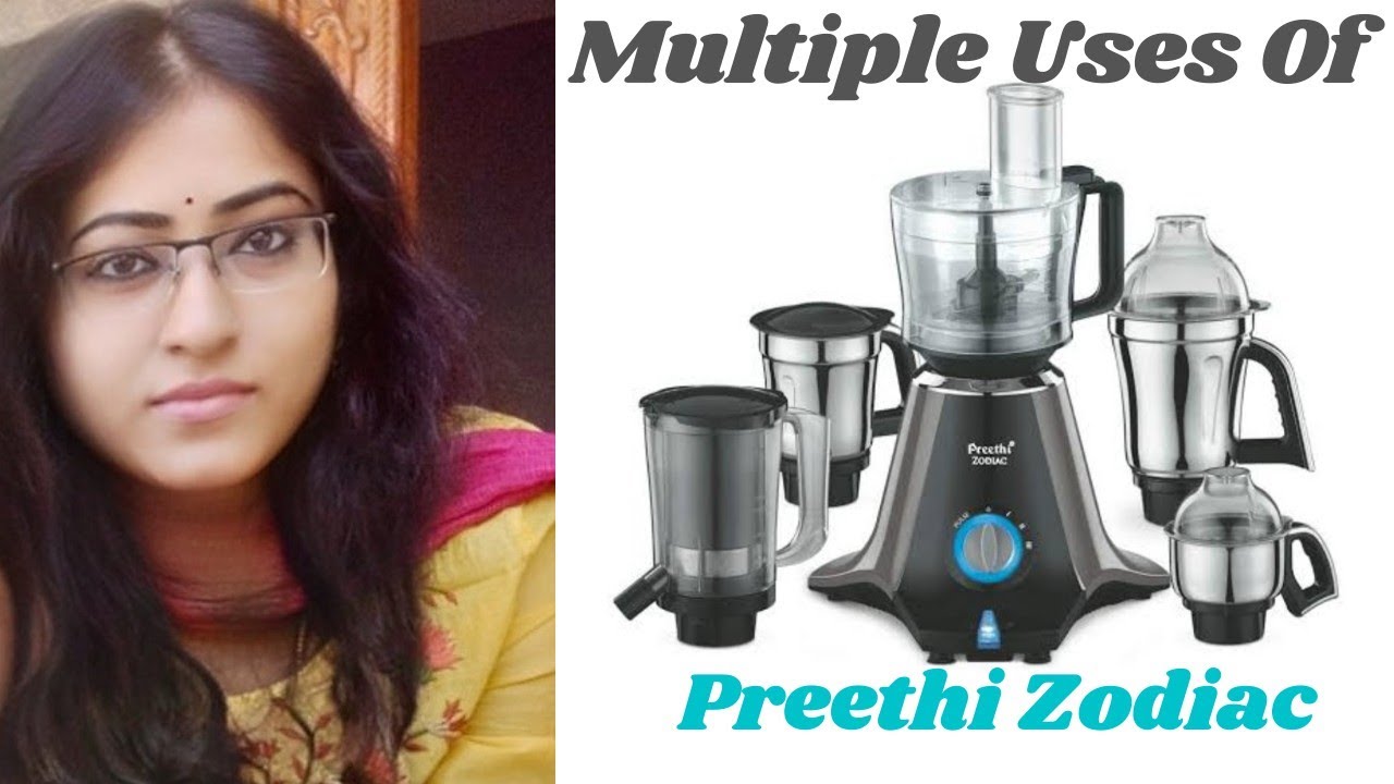 Preethi Zodiac Mixer Grinder | How to use Master-Chef Jar | How to use 3 in 1 Fruit Juicer