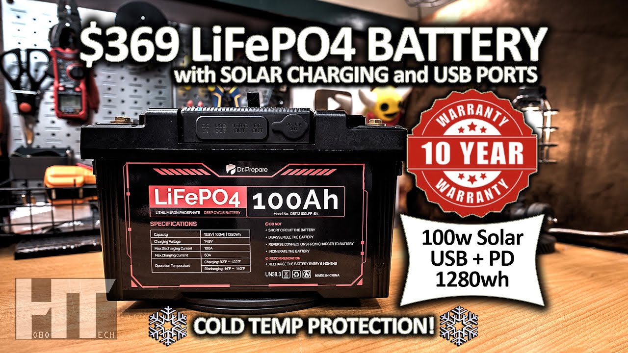 Обзор литиевой батареи PowerMax 100Ah LiFePO4 для солнечной электростанции Dr. Prepare