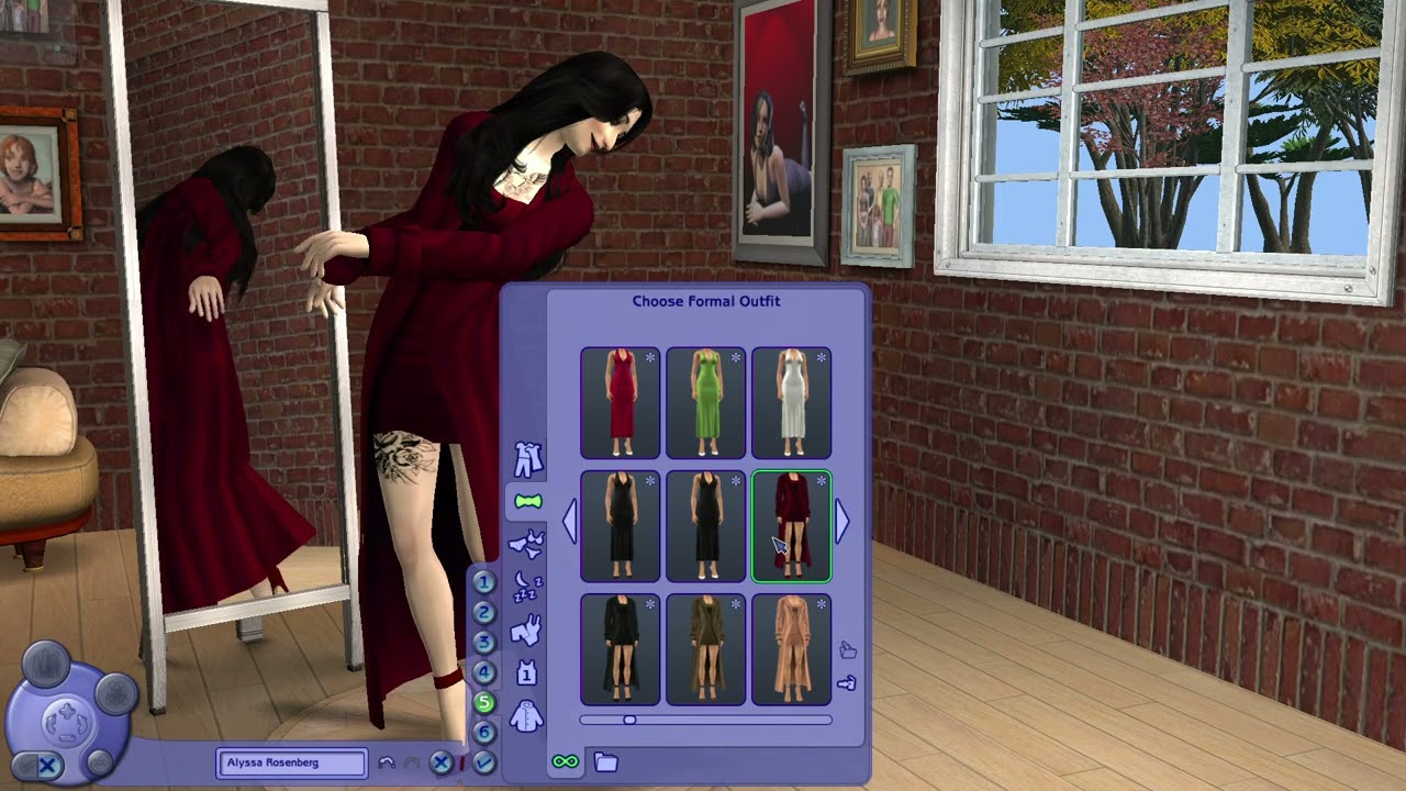 Making a Goth Sim for Halloween! Sims 2 Gameplay