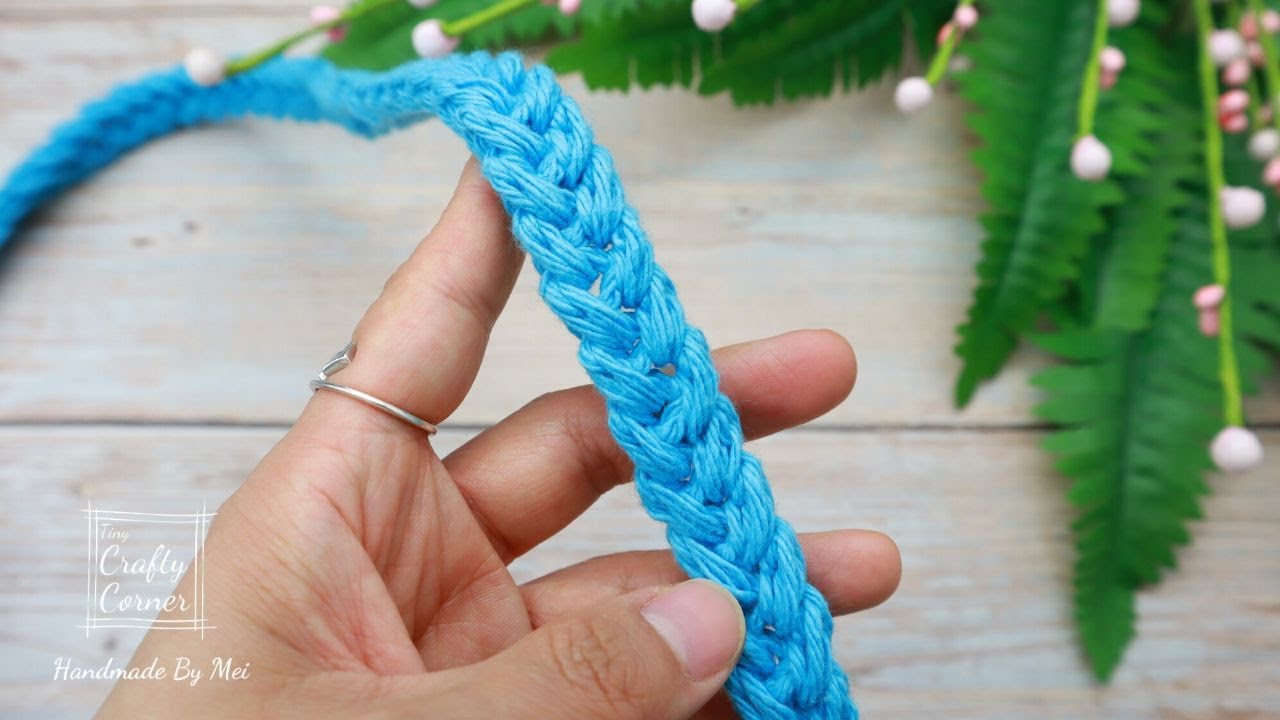 Crochet Easy Bag Strap Tutorial