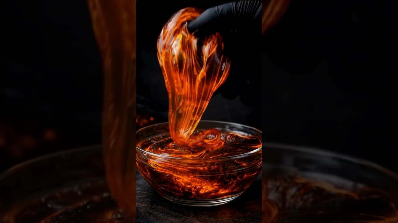 Lava Slime ASMR (Impossible Texture) | Stretch • Poke • Twist • Stamp