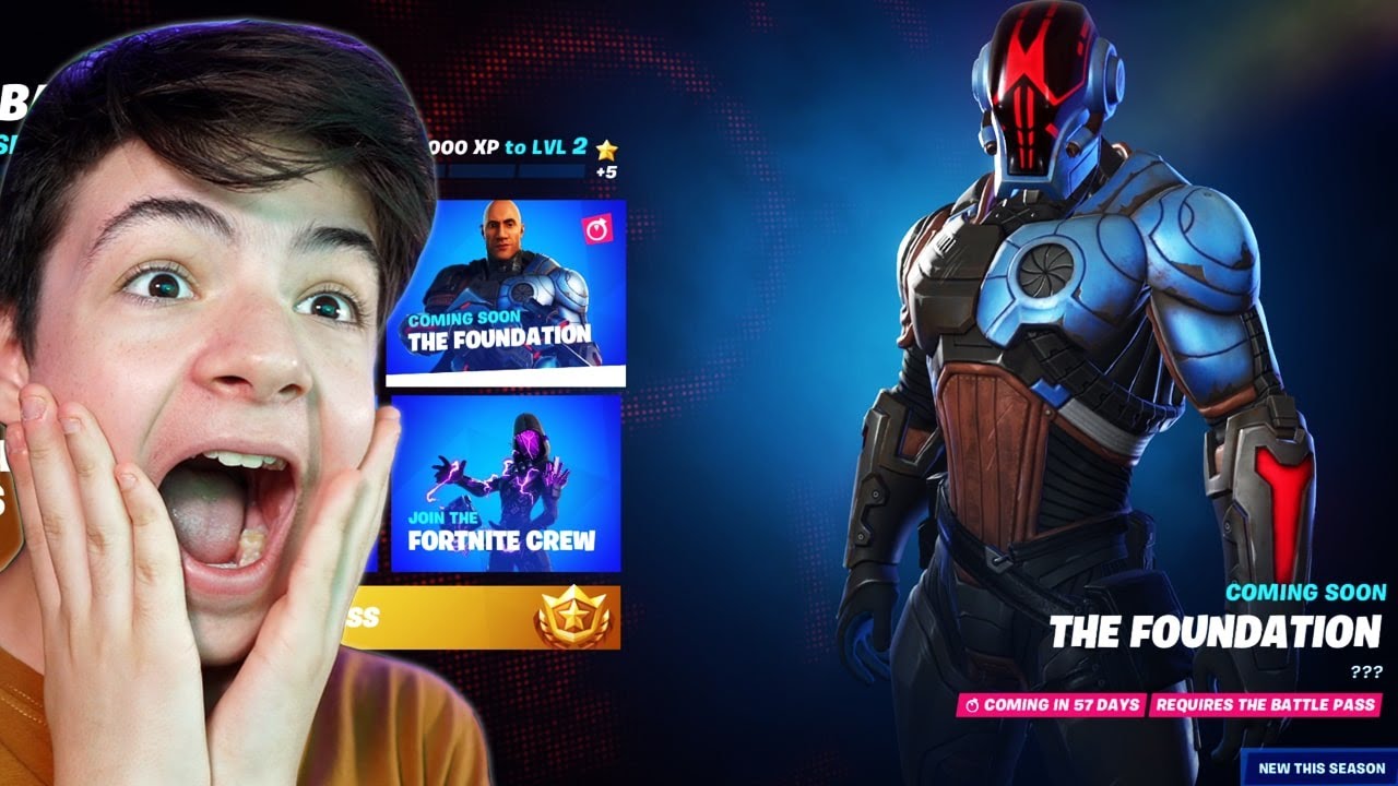 THE ROCK SKIN IN FORTNITE 🤨