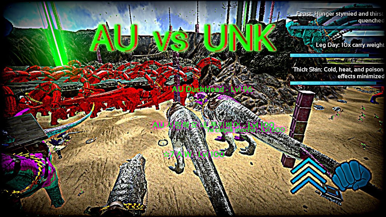 Ark mobile | PvP Raid | Au vs Unk 🗣️