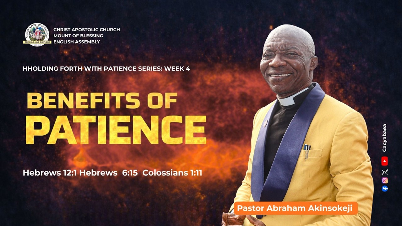 BENEFITS OF PATIENCE