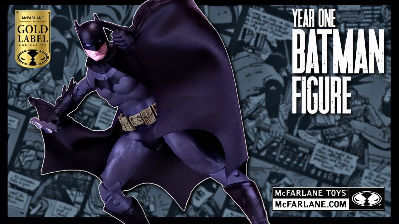 McFarlane Toys DC Multiverse Batman: Year One Part 4 Gold Label Collection Batman | @The Review Spot