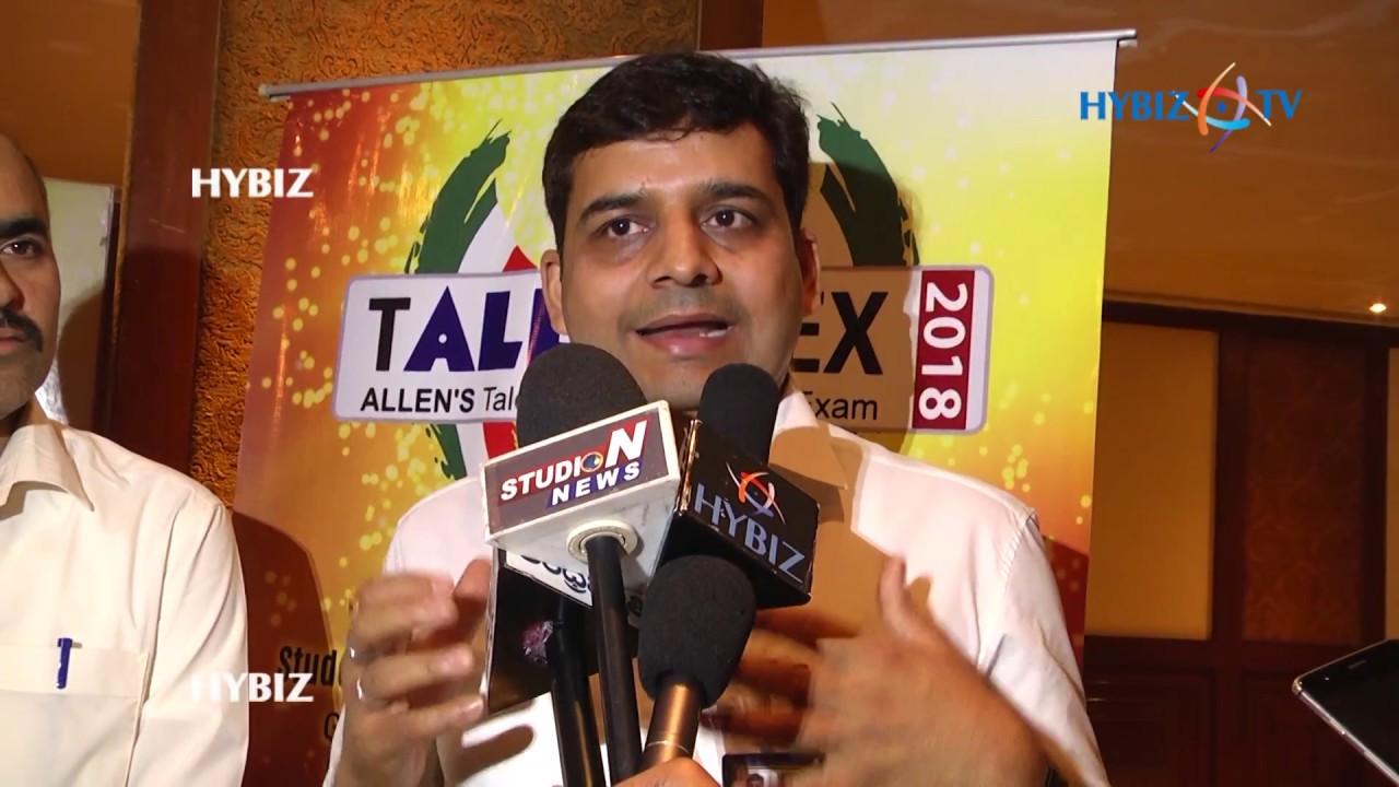 Mahesh Yadav Allen Career Institute Launched Encouragement Exam TALLENTEX 2018