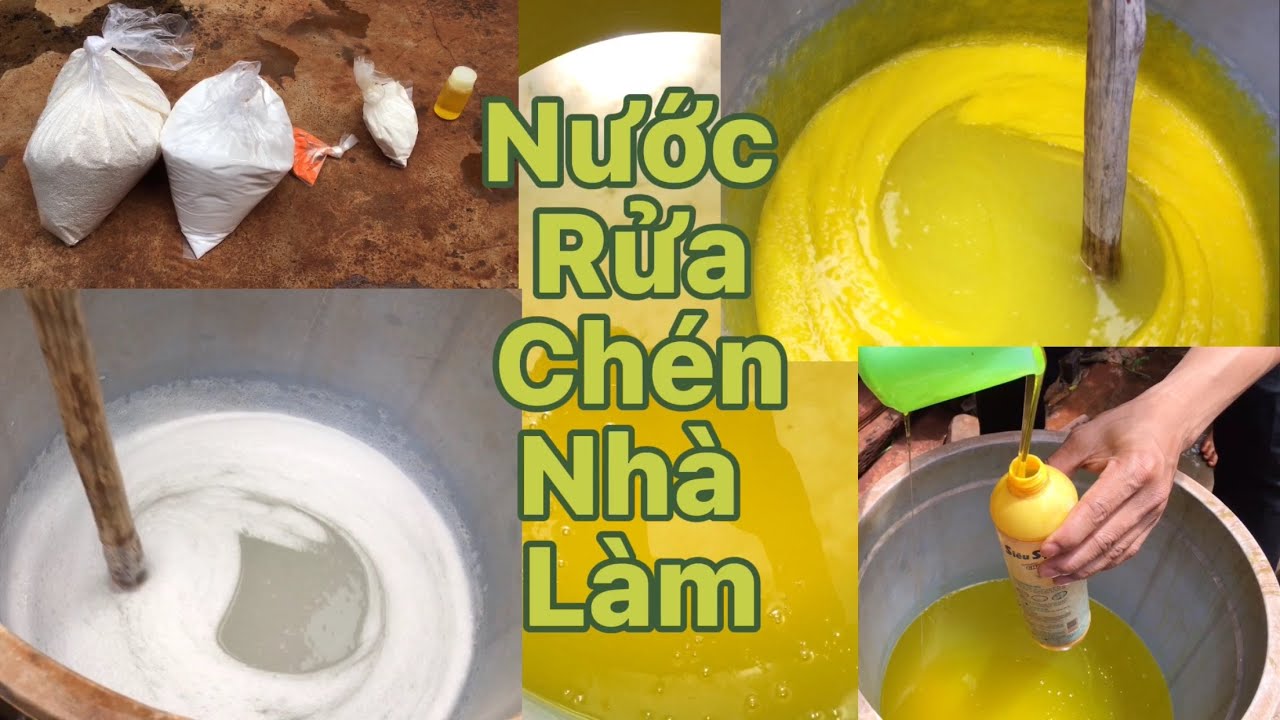 Cách Làm Xà Bông Rửa Chén