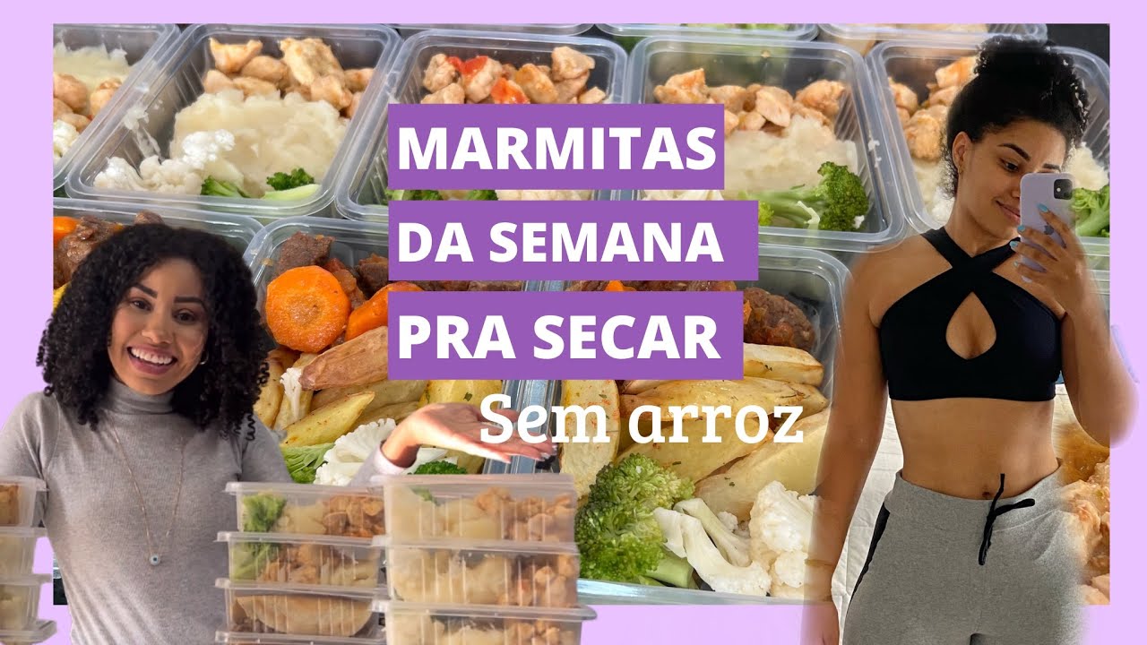 Marmitas FIT e  FÁCEIS sem arroz, pra emagrecer gastando pouco