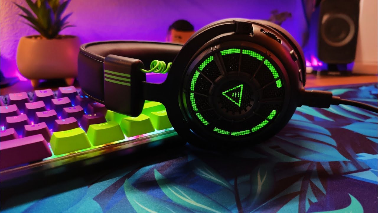 Unboxing EKSA Star Engine E500 PRO Wired Gaming Headset  7.1 Surround sound.
