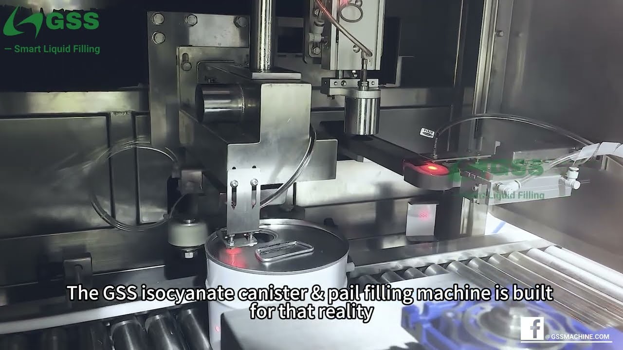 Isocyanate Canister & Pail Filling Machine #isocyanate #canister #pail #fillingmachine