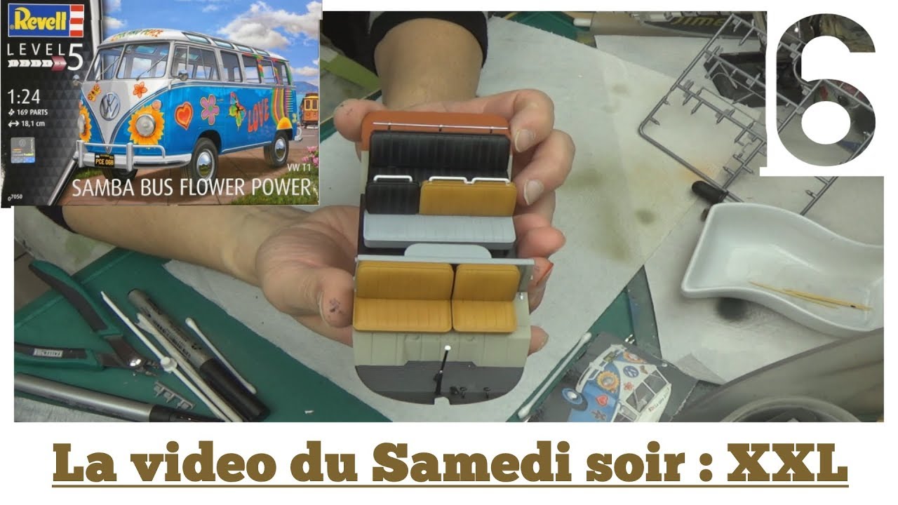 Samba bus Revell ( flower power ) PART 6