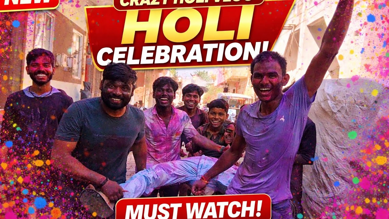Our Crazy Holi Celebration 😁 | Holi Vlog 2026