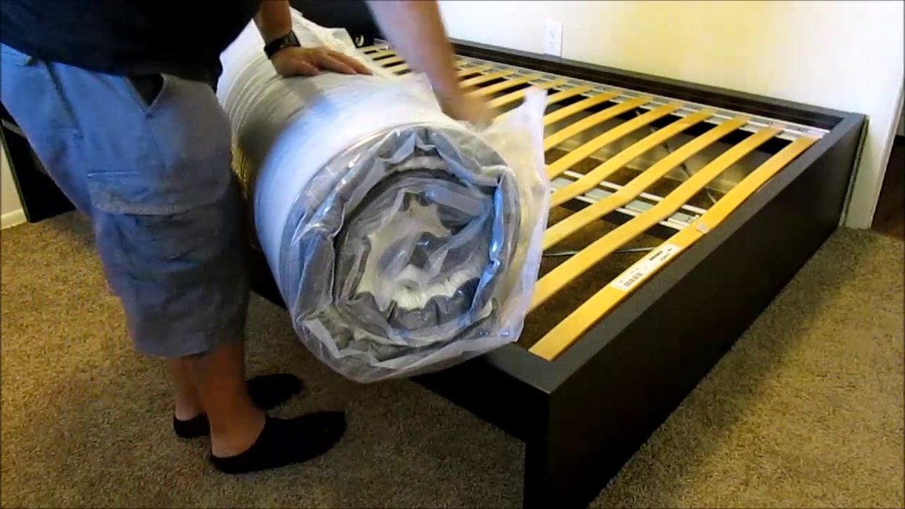 Как распаковать матрас IKEA Morgedal
