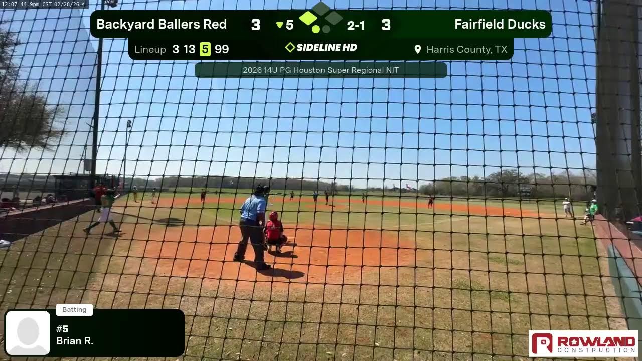 Fairfield Ducks vs. Backyard Ballers Red (2026.02.28)