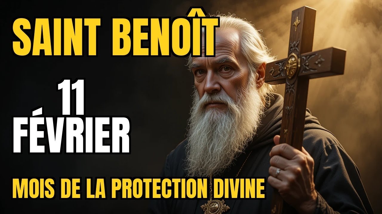 🙏 Cette prière interdite au mal que saint Benoît confie aux fidèles
