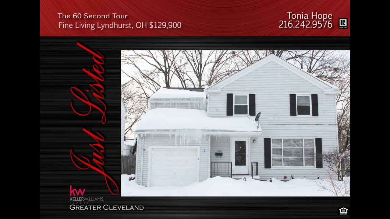 Real Estate for Sale/ 60 Second Tour: Brainard Rd Lyndhurst OH