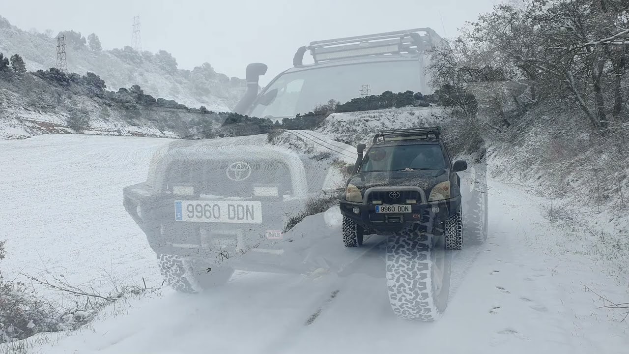 Paseo en coche por la Nieve. Anoia, CAT. 05/01/2026