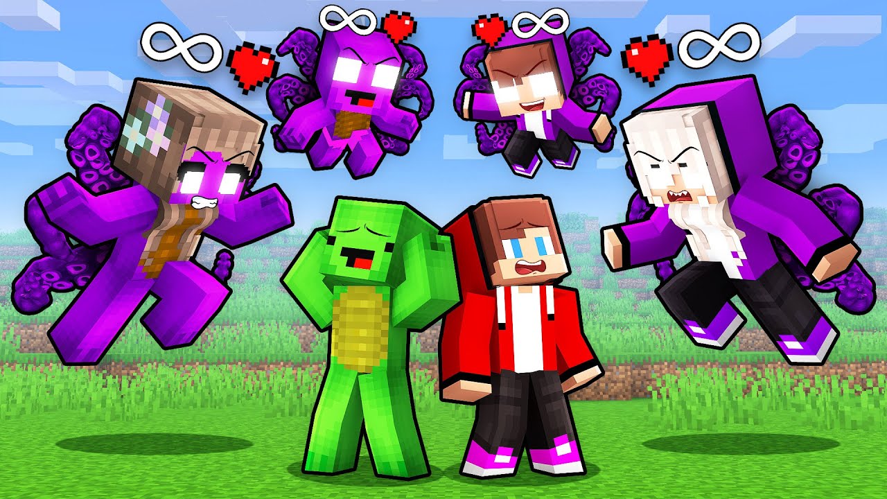 Families Became DARK and TROLL JJ and Mikey in Minecraft - Maizen