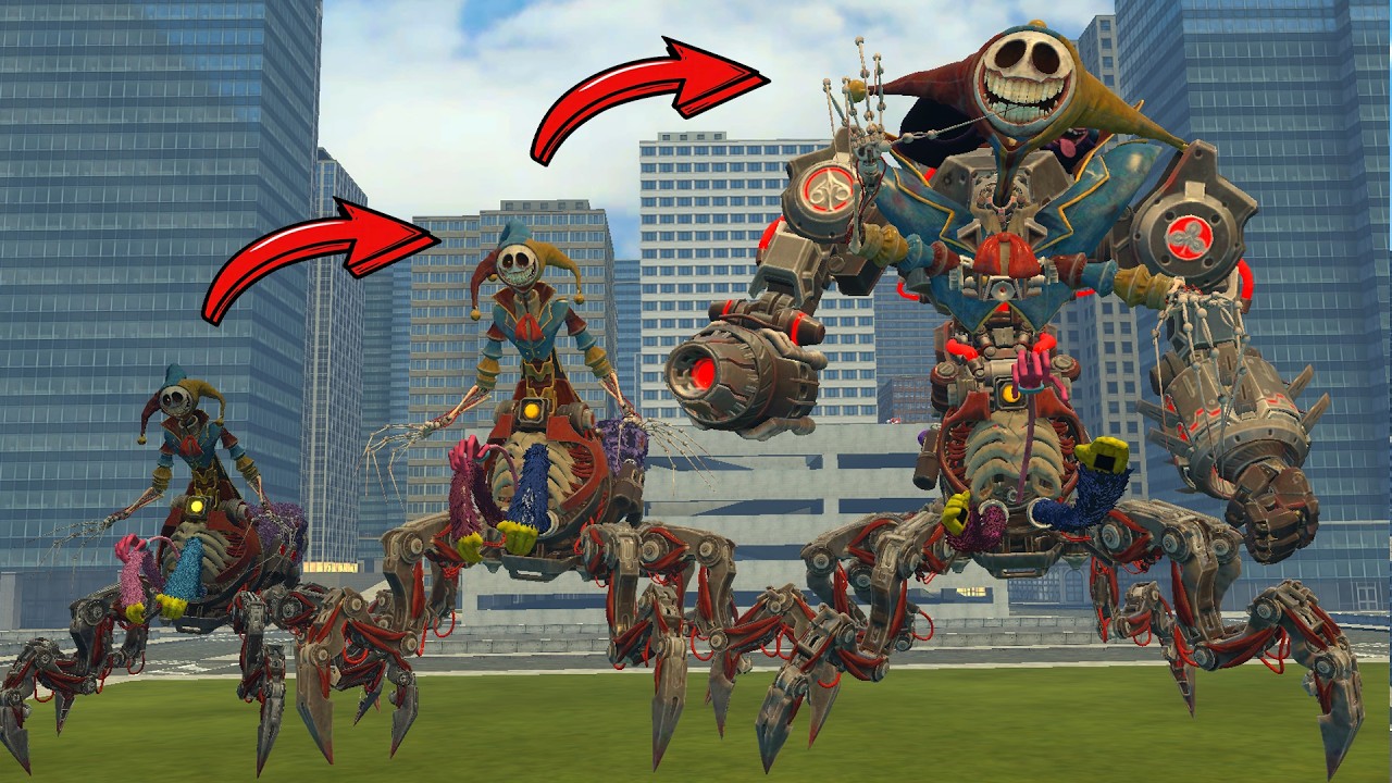 NEW EVOLUTION OF PROTOTYPE POPPY PLAYTIME CHAPTER 5 MONSTER | Garry's Mod!