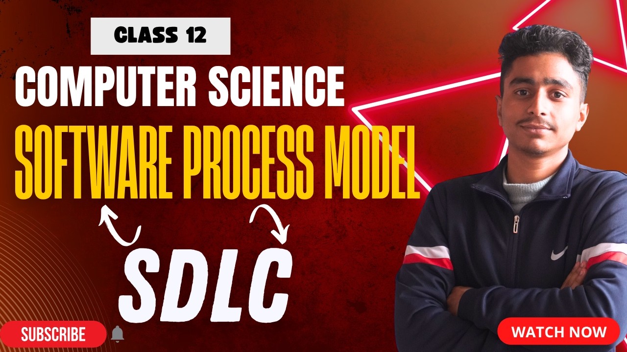 CLASS 12 COMPUTER SCIENCE CHAPTER 6 SOFTWARE PROCESS MODEL SDLC #elopeeth #computerscience