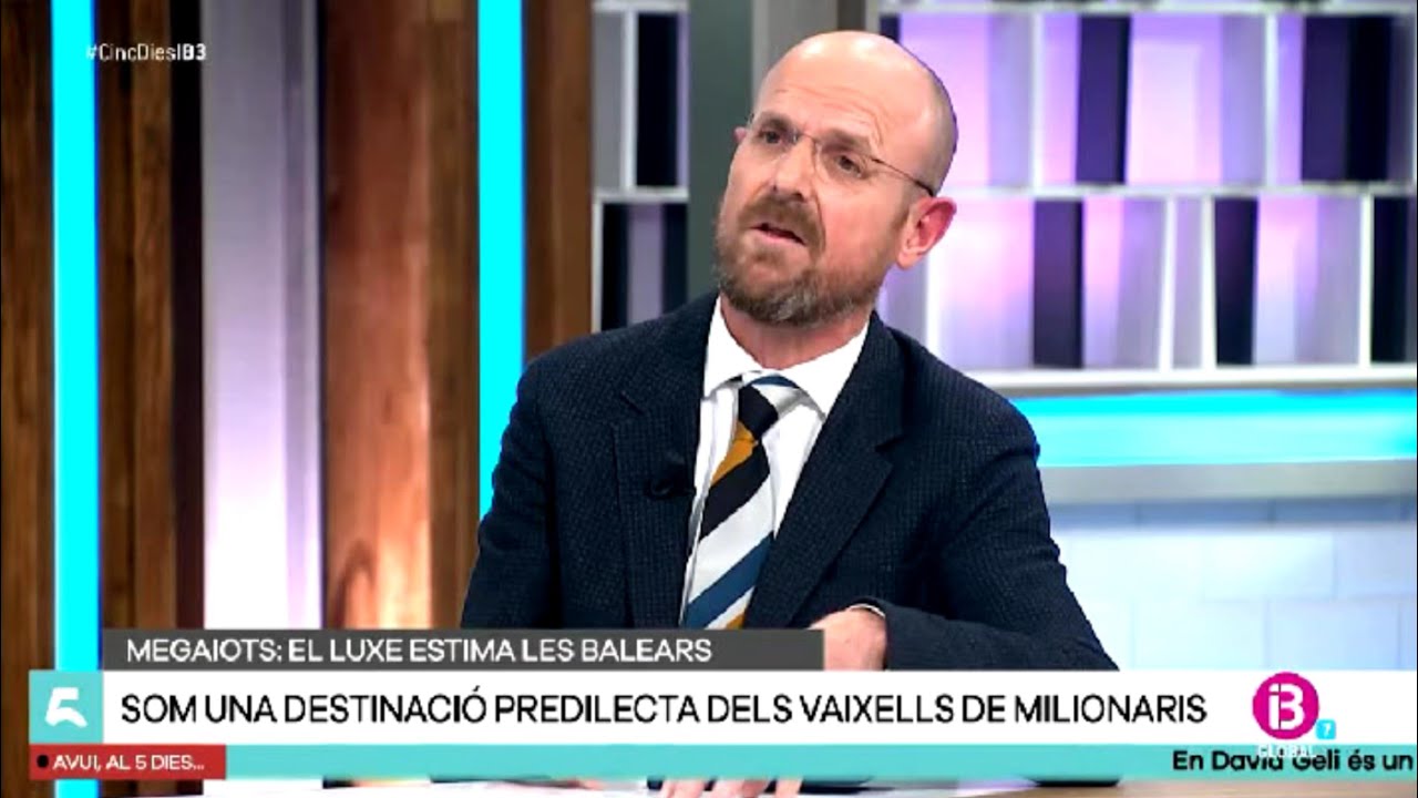 León von Ondarza en el 5dies de ib3 a propósito de las grandes esloras y mega-yates en Baleares