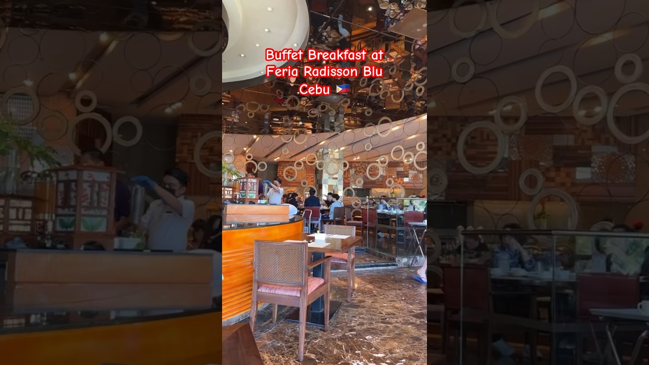 Breakfast at Feria Radisson Blu Cebu Philippines #travel  #explore  #philippines  #buffetbreakfast