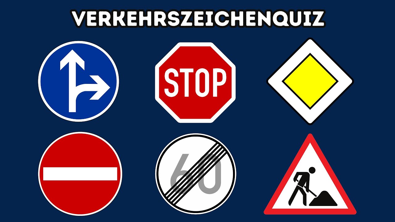 WIE GUT KENNST DU DIE VERKEHRSSCHILDER? | VERKEHRSZEICHENQUIZ🚦⛔️